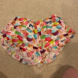 Cute cupcake sleep shorts